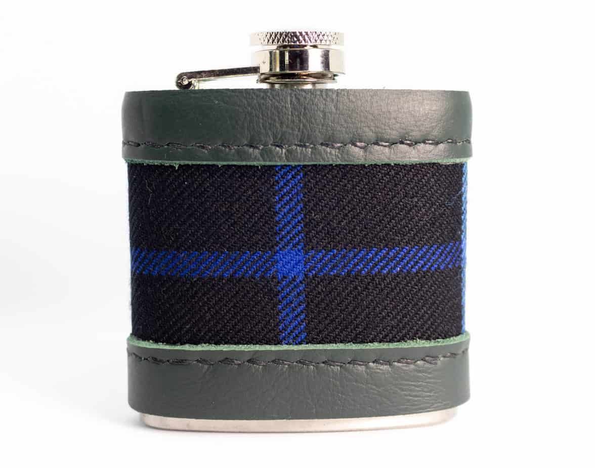 Image of thin blue line hip flask