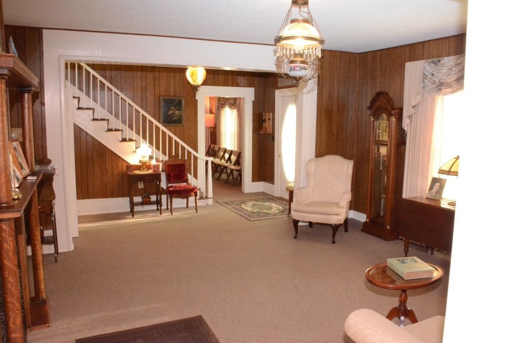 funeral home lobby