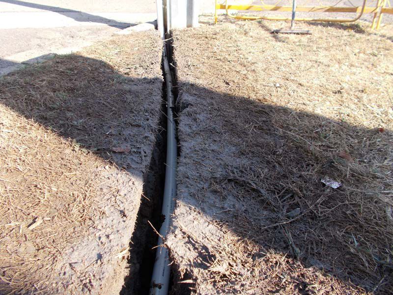 Slot trenching