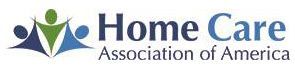 Home Care Association of America logo with abstract figures.