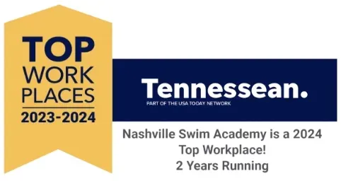 Top Work Places 2023 - 2024. Tennessean | Nashville Swim Academy in Nashville TN