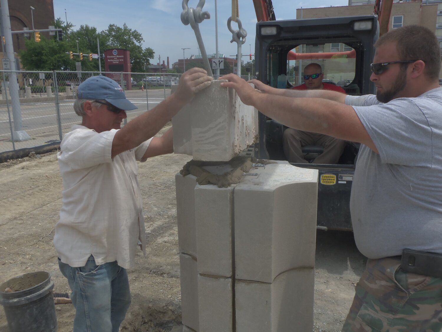 Ameriseal beginning Arch construction at the IUOE Hall in Cleveland Ohio