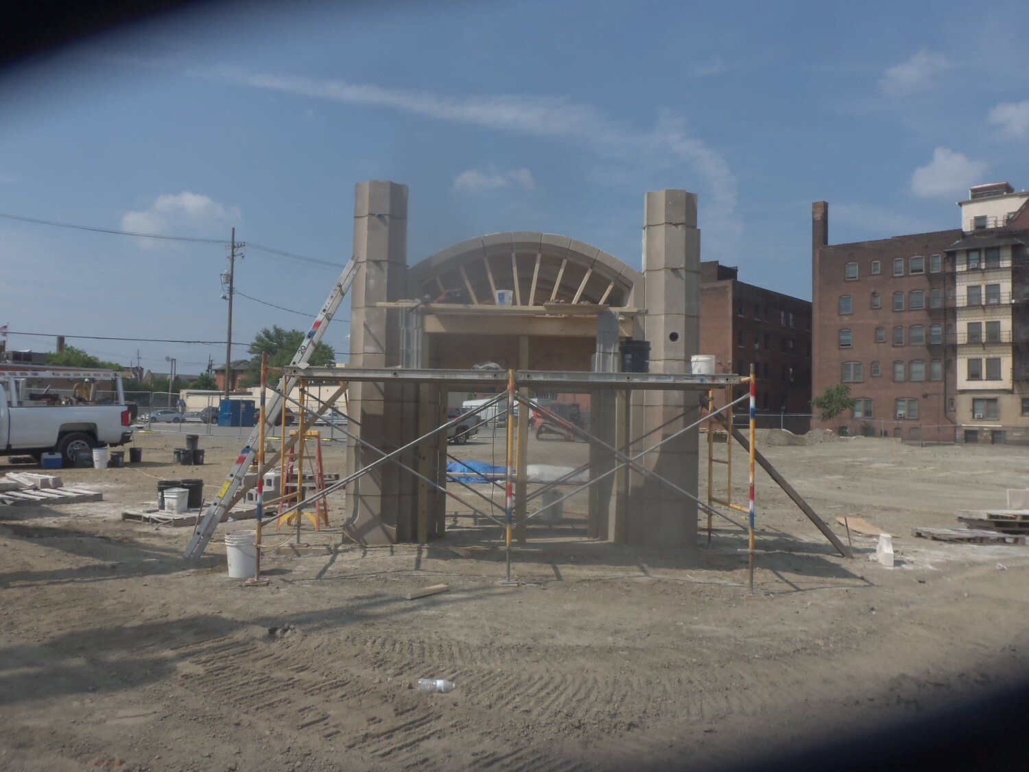 Arch completed by Ameriseal and Restoration at the IUOE Hall in Cleveland Ohio