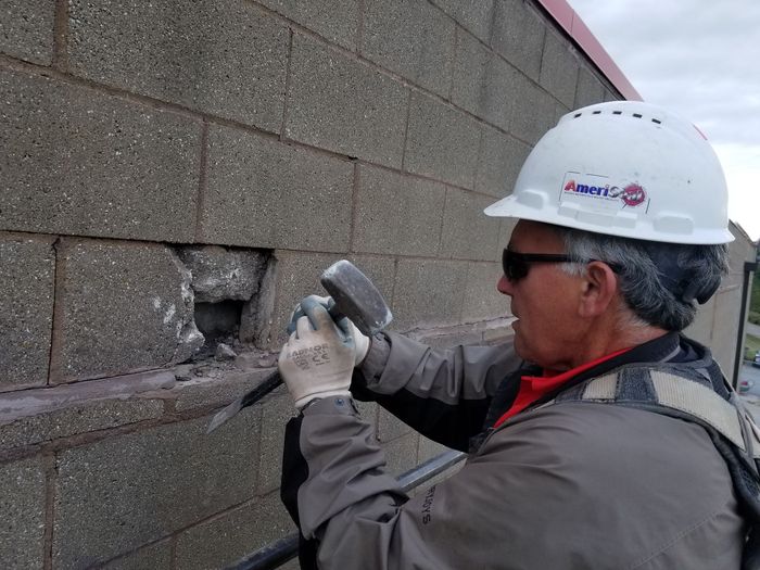 A small crack was discovered, it let in water damage, and much had to be replaced