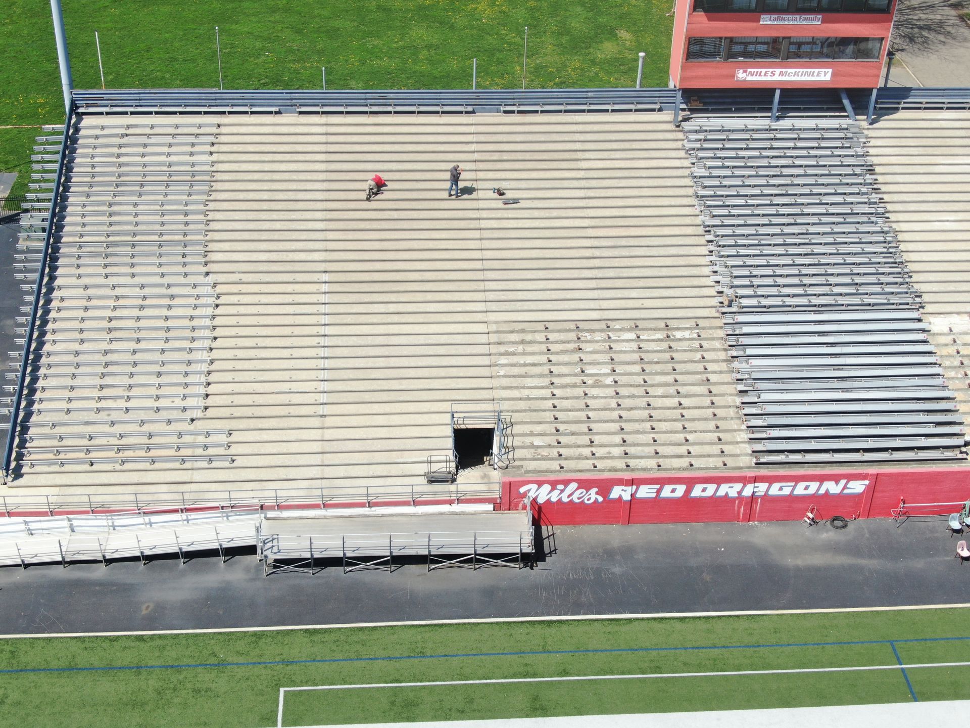 Bo-Rein Stadium after image for concrete restoration by Ameriseal