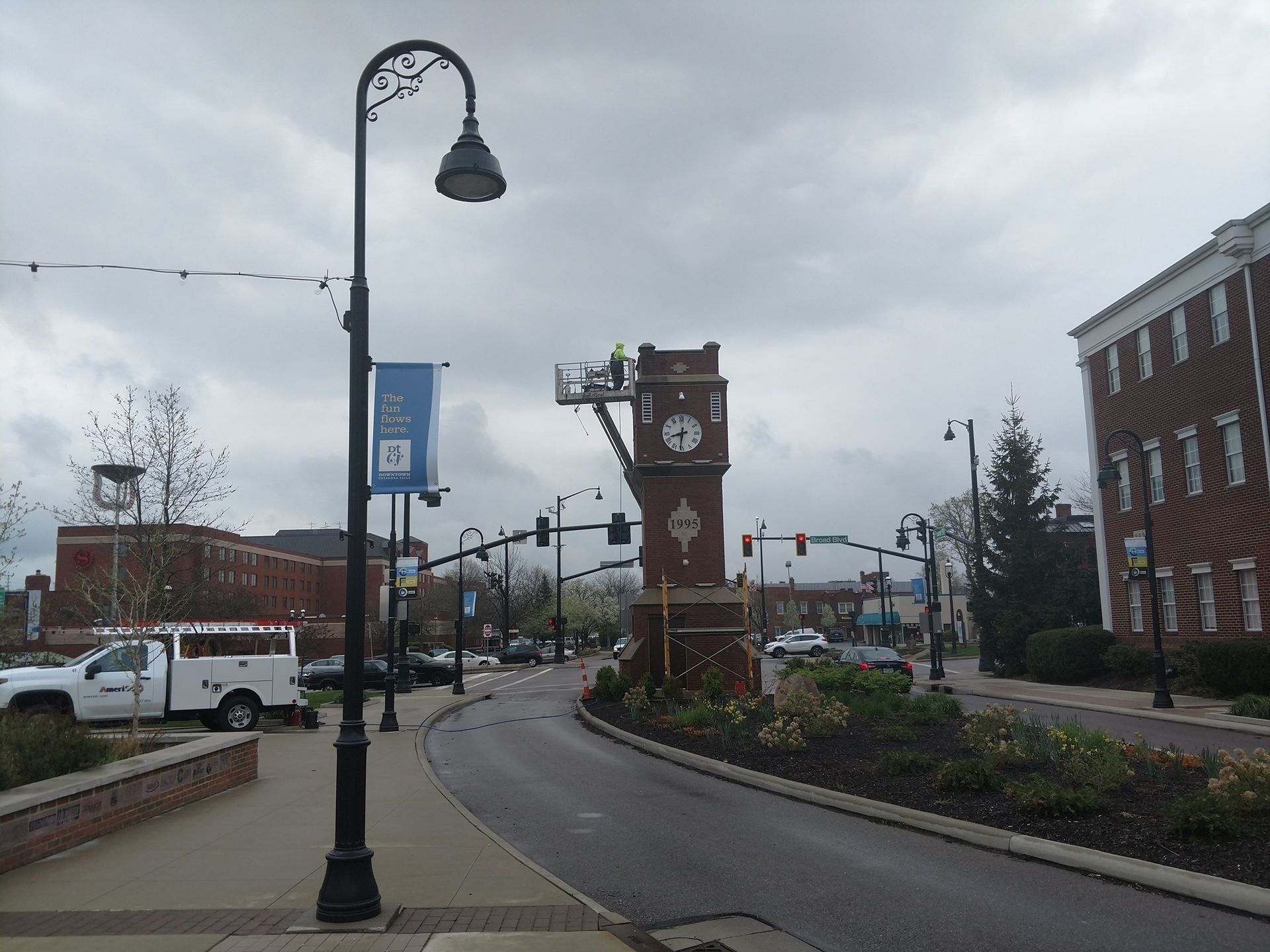 Ameriseal Brick and Stone Maintenance at the Cuyahoga Falls Clocktower
