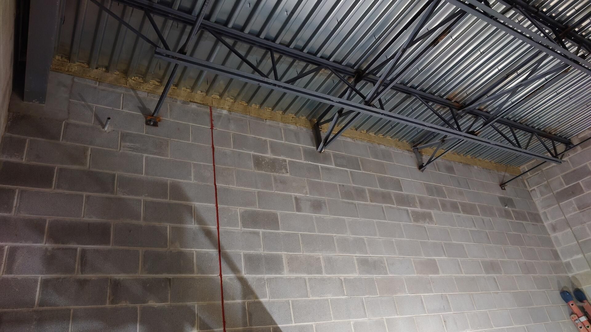 Firestopping materials are in place at this Cuyahoga Falls School, they only need to be covered up!