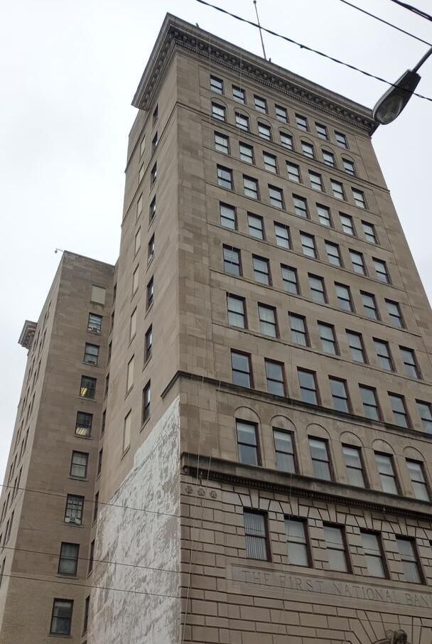 First National Bank and Trust Co, building maintenance by Ameriseal