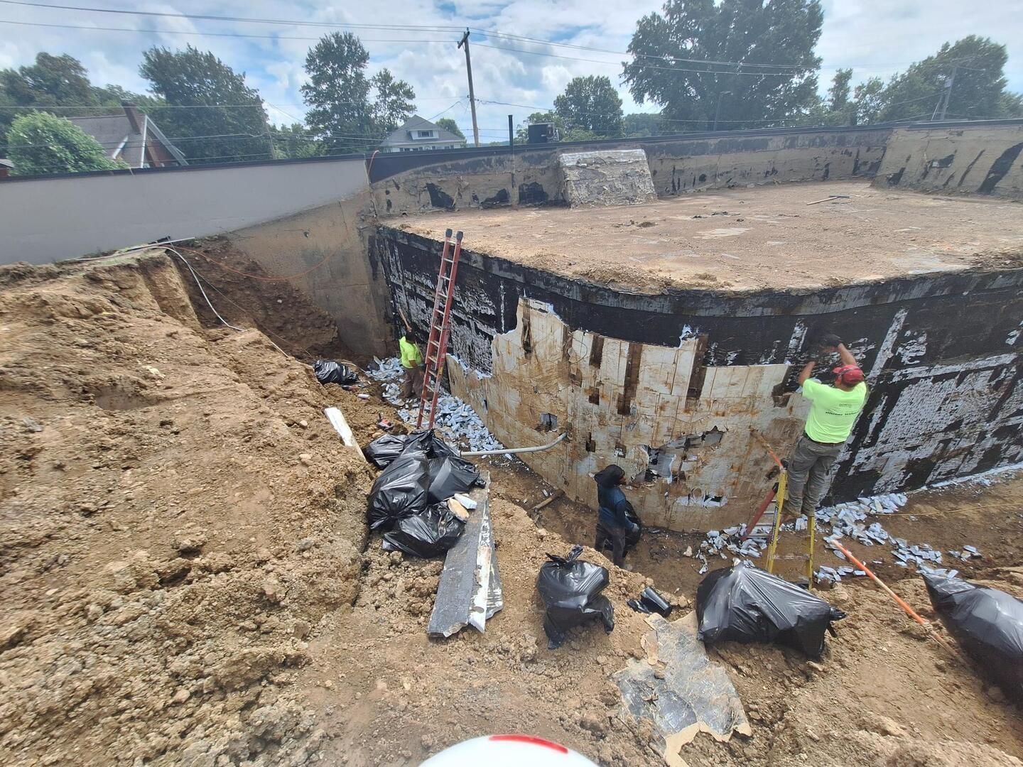 Ameriseal removing below-grade waterproofing