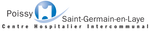 Logo du CHU Saint-Pierre UMC Sint-Pieter. Il représente un « H » abstrait rouge, un cube et un texte en brun.