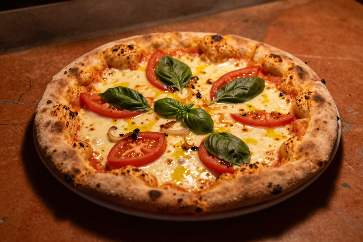 Pizza a la piedra