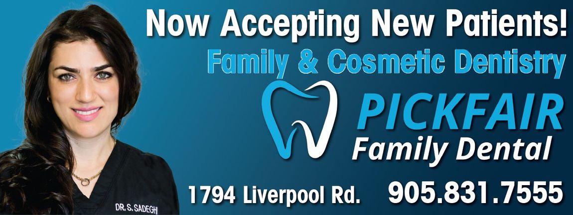 Pickfair Family Dental Arena Rink Board with Boardview Advertising Inc.
