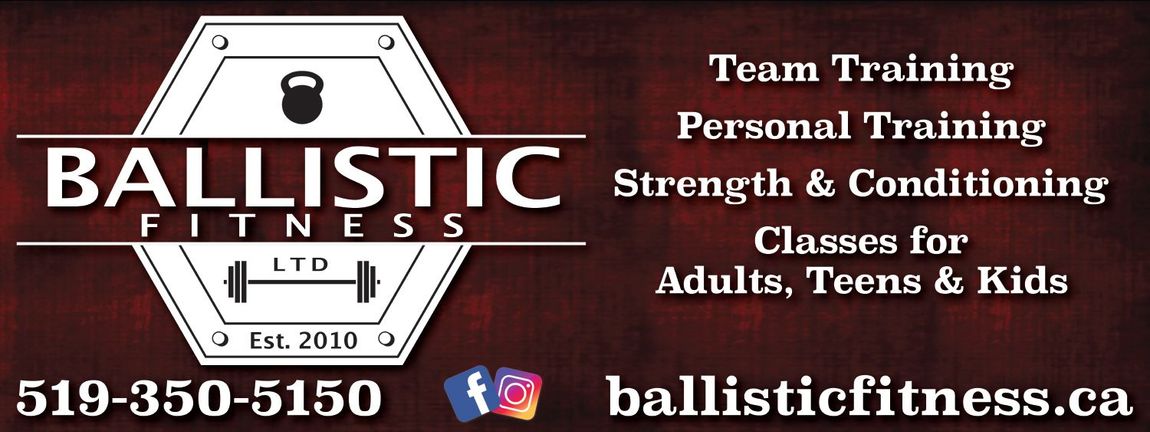 Ballistic Fitness Arena Rink Board with Boardview Advertising Inc.