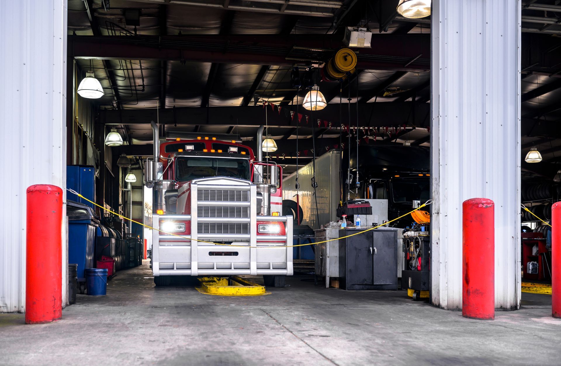 Semi Truck Garage