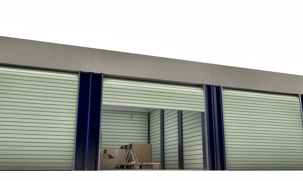 A Warehouse With a Ladder and Boxes Inside of It — Bellarine Removals In Geelong, VIC