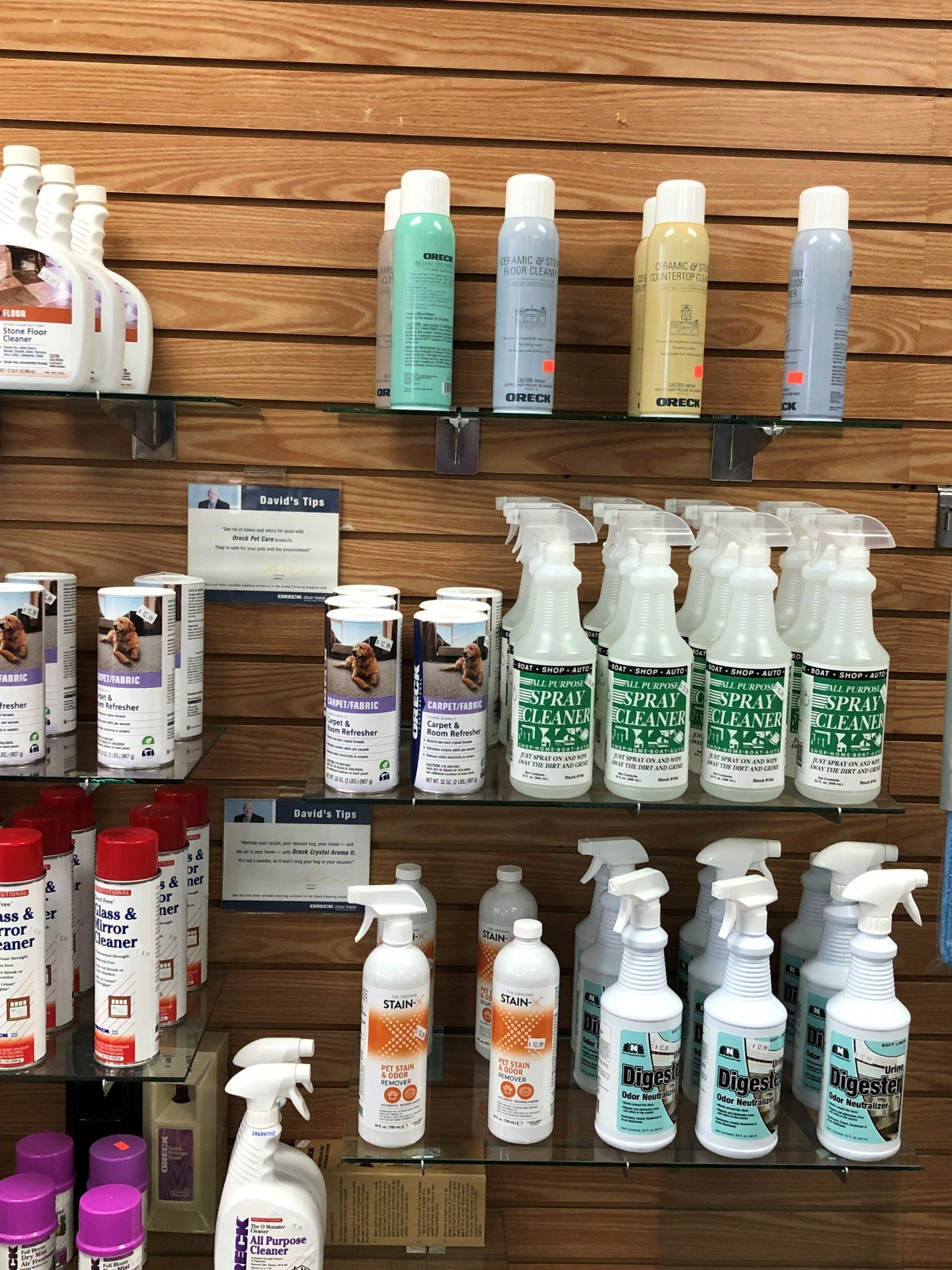 Cleaning Sprays - Wilmington, NC - Cape Fear Vacuums