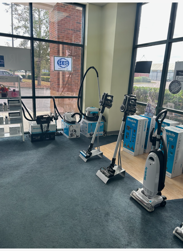 Simplicity Vacuums Beside Window - Wilmington, NC - Cape Fear Vacuums