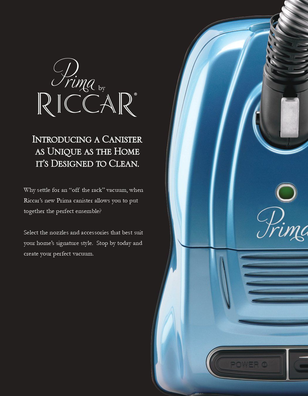 Prima Riccar Dark Theme - Wilmington, NC - Cape Fear Vacuums