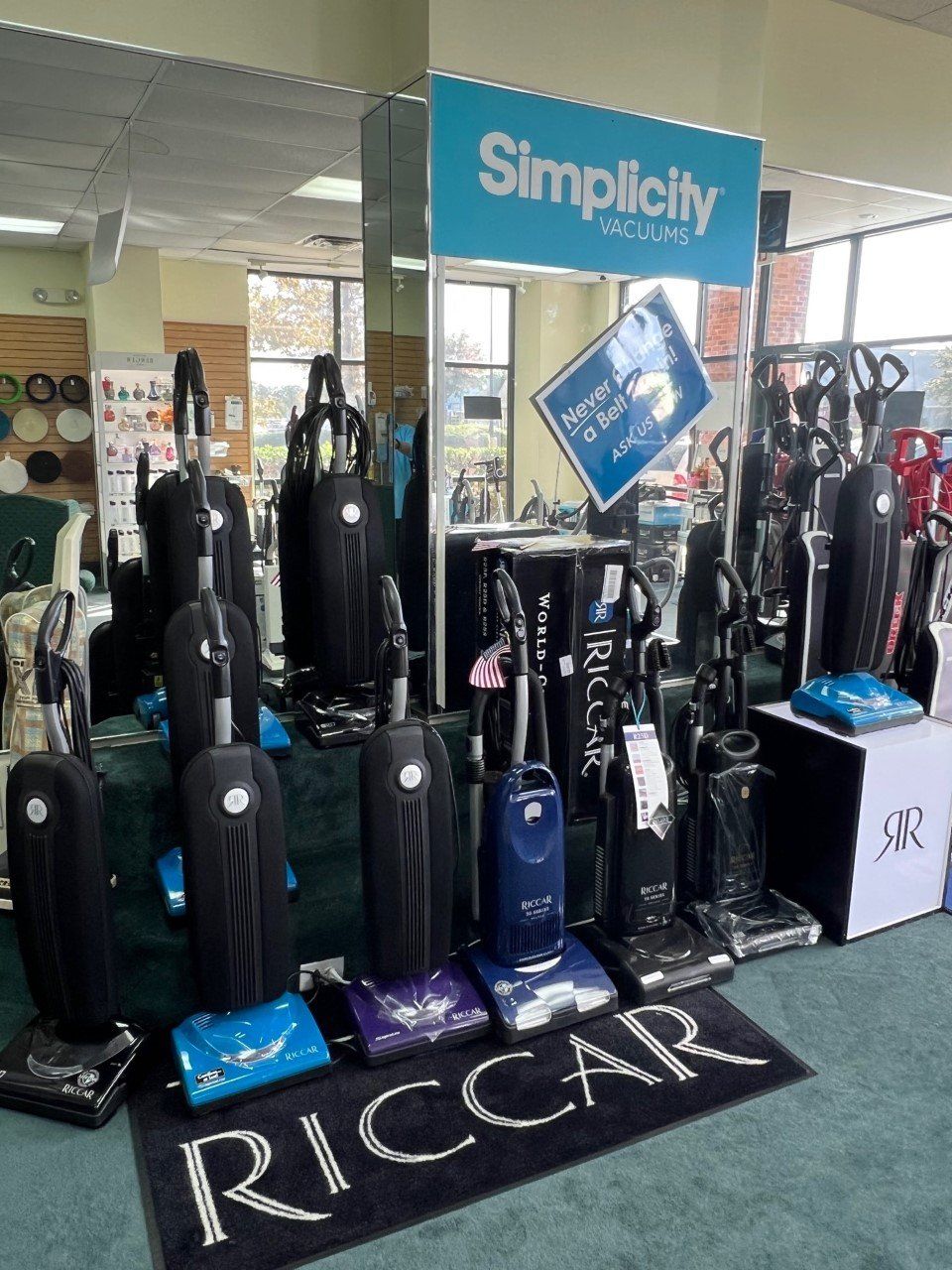Riccar Vacuums With Carpet - Wilmington, NC - Cape Fear Vacuums