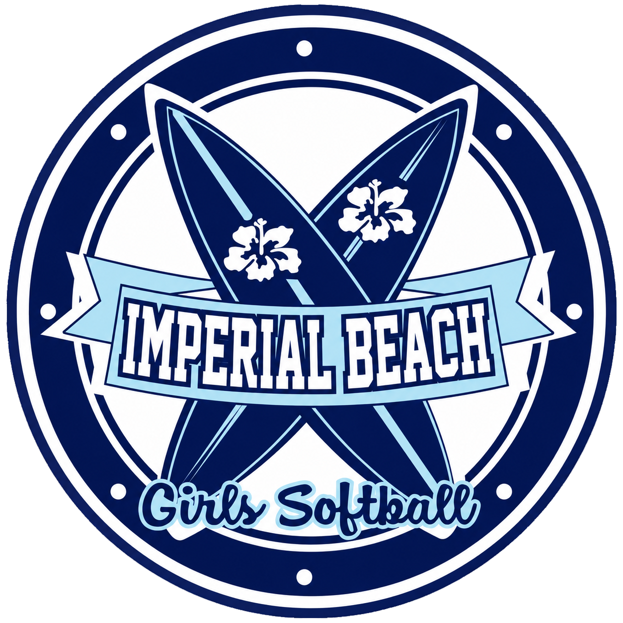 Imperial Beach Girls Softball logo