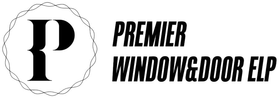 Premier Window&Door ELP logo with a black stylized “P” and black text on a white background