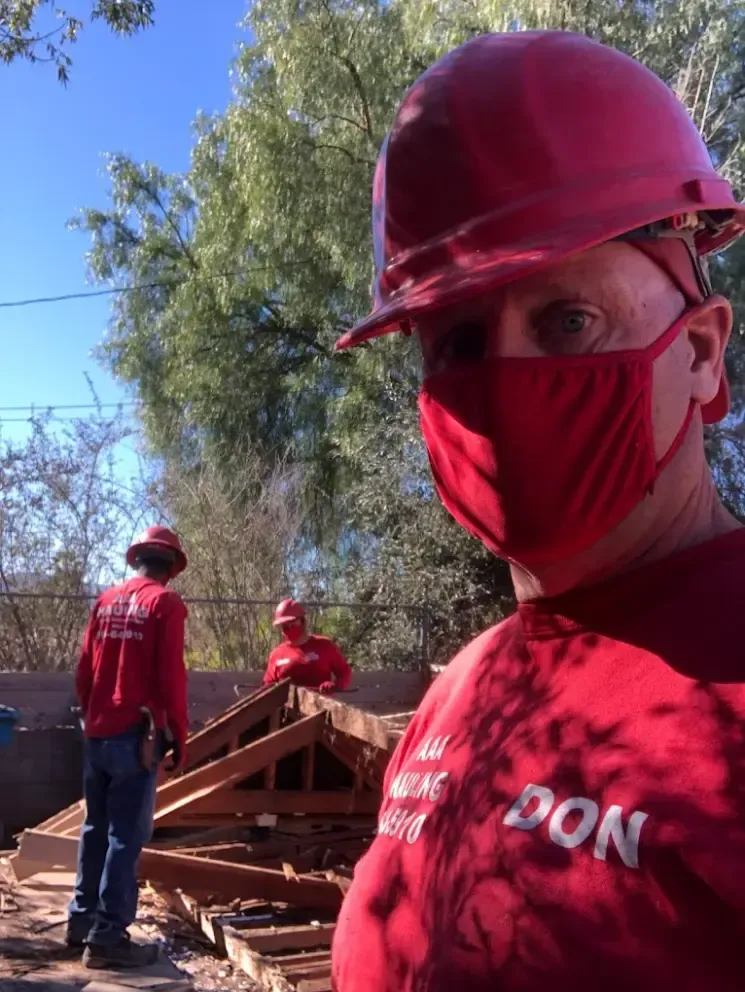 choose AAA hauling for shed demolition job