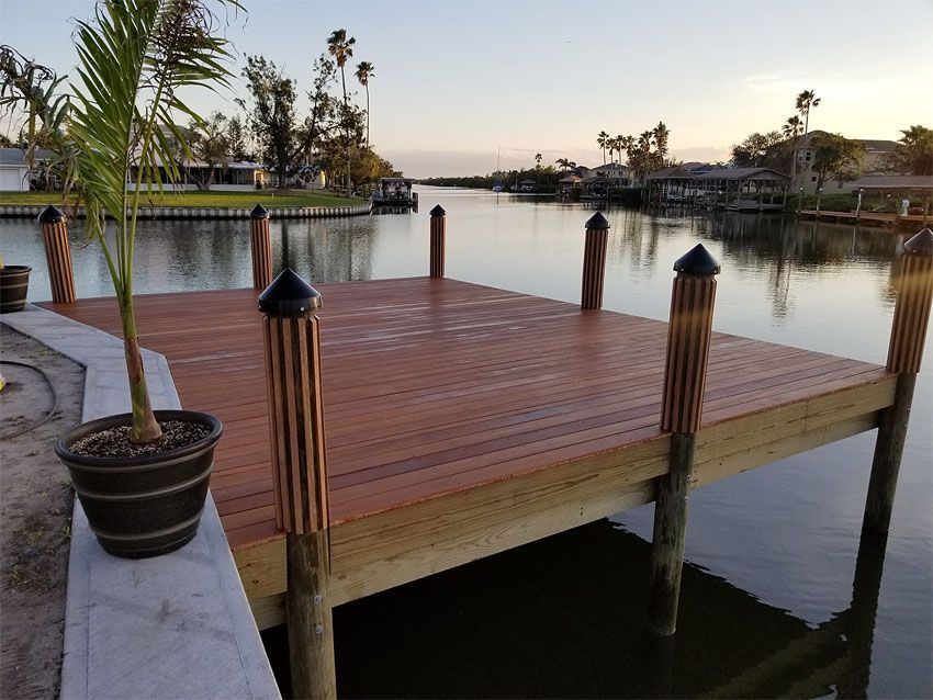 Small Beach Dock — Cocoa Beach, FL — Darrell’s Docks