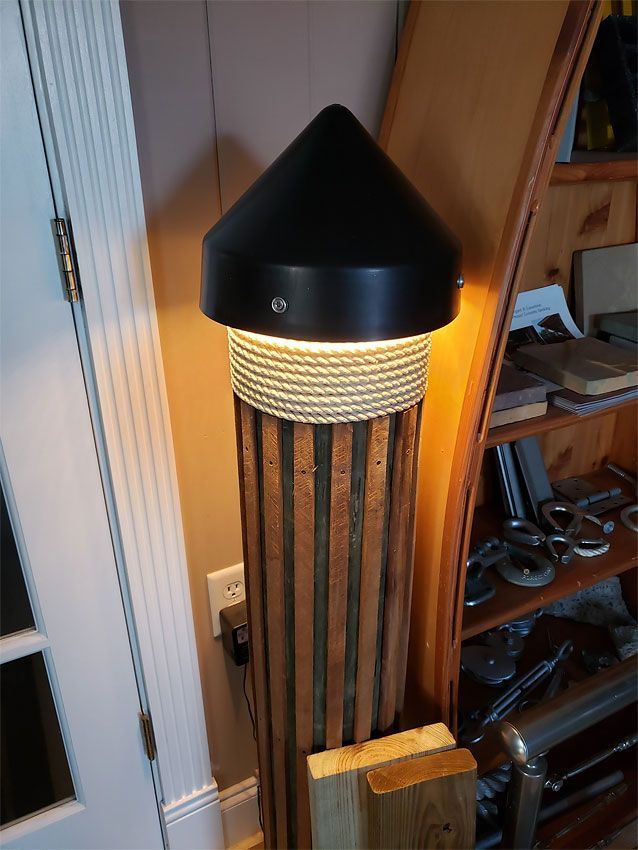Piling Light — Cocoa Beach, FL — Darrell’s Docks