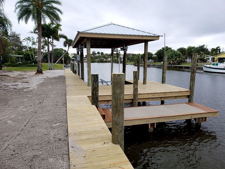 Empty Boat Area — Cocoa Beach, FL — Darrell’s Docks