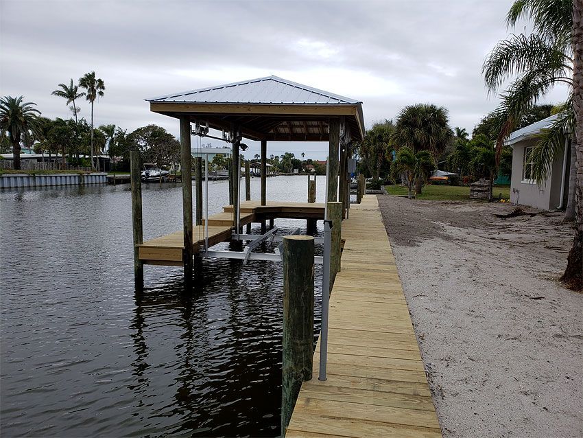 Walkway For Dock — Cocoa Beach, FL — Darrell’s Docks
