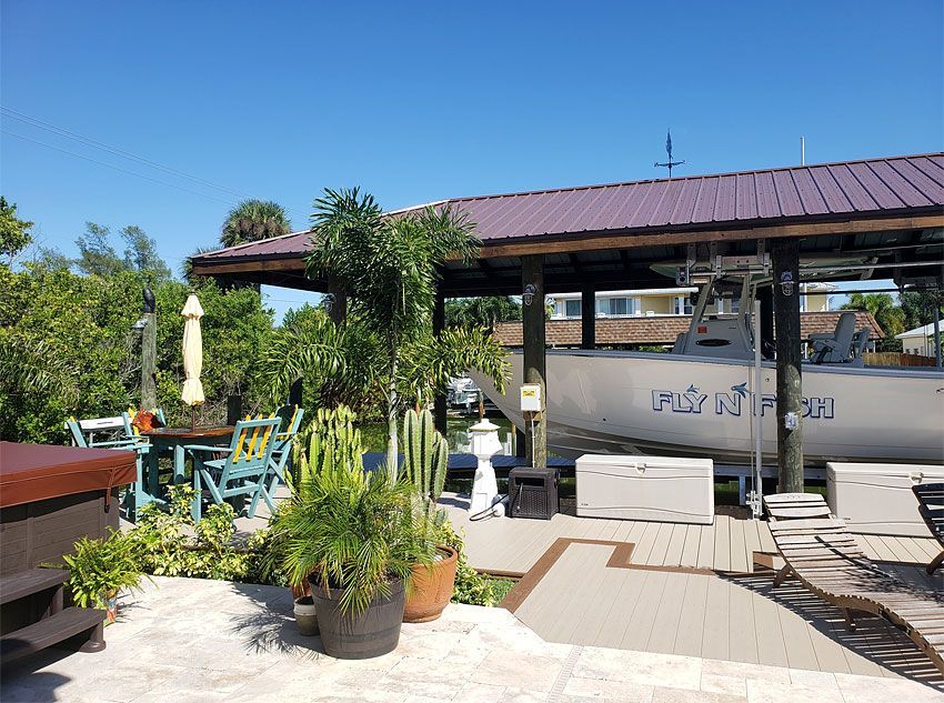 Boat Placed On Deck — Cocoa Beach, FL — Darrell’s Docks