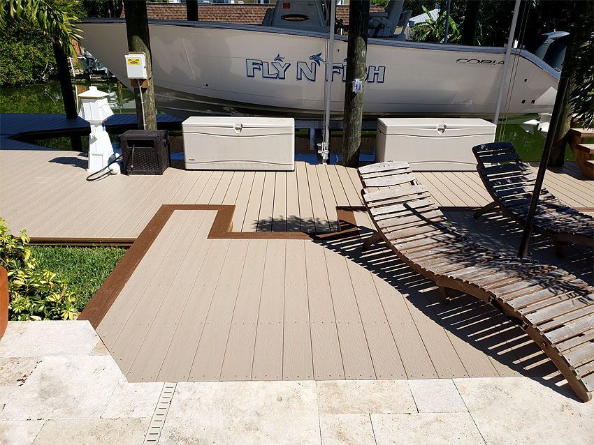 Deck Seating Area — Cocoa Beach, FL — Darrell’s Docks