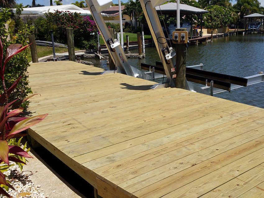 Newly Installed Dock — Cocoa Beach, FL — Darrell’s Docks