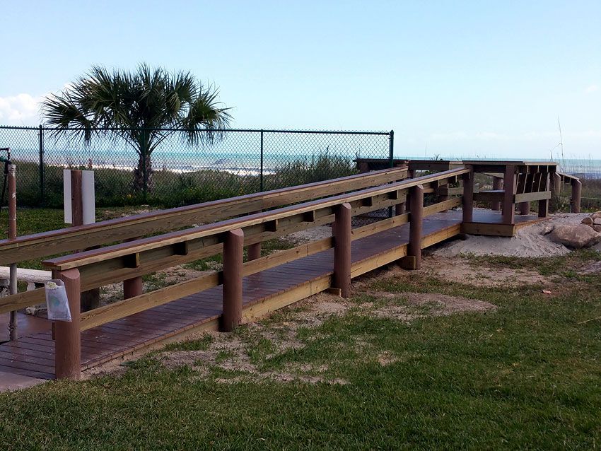 Walkway Near Grass — Cocoa Beach, FL — Darrell’s Docks