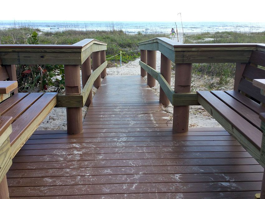 Dock With Benches — Cocoa Beach, FL — Darrell’s Docks