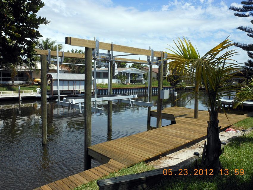 Dock Installation — Cocoa Beach, FL — Darrell’s Docks
