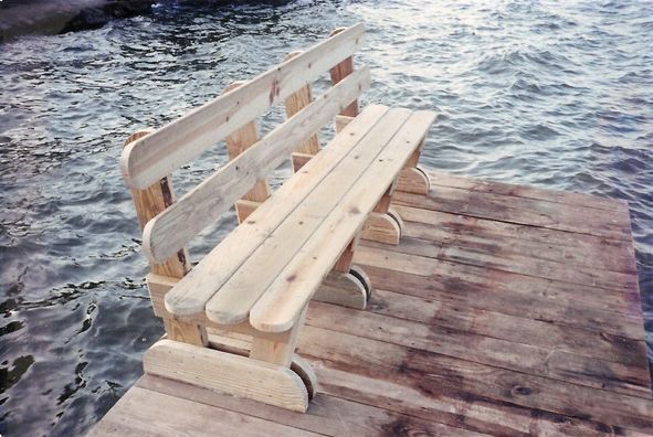 Free-Standing Bench — Cocoa Beach, FL — Darrell’s Docks