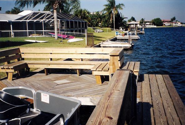 Back To Back Bench — Cocoa Beach, FL — Darrell’s Docks