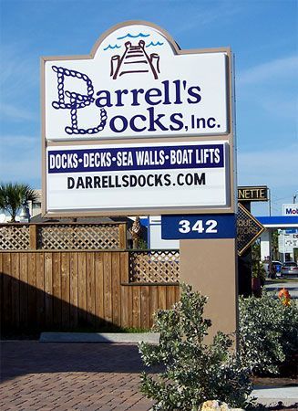 Business Sign — Cocoa Beach, FL — Darrell’s Docks Business Sign — Cocoa Beach, FL — Darrell’s Docks