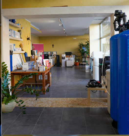 interno dei locali della Acqua Manager