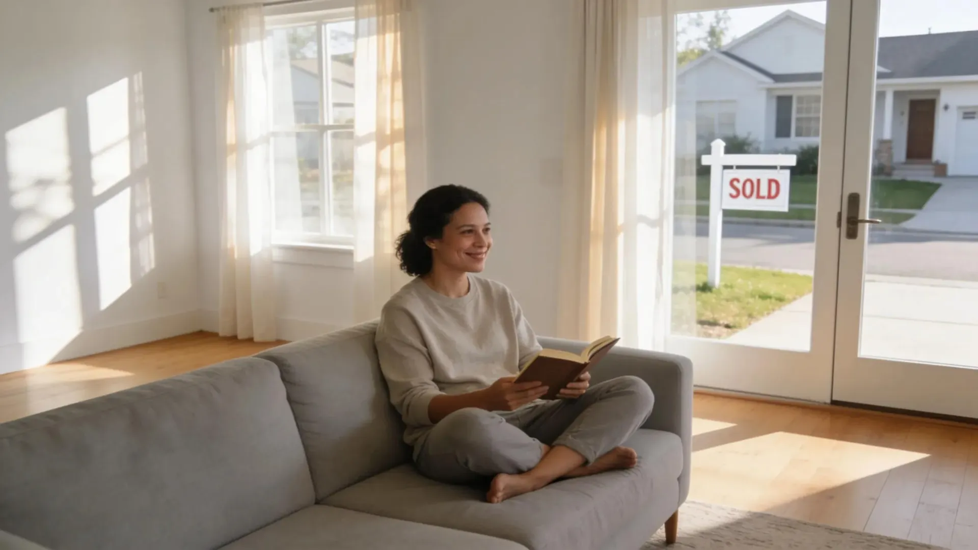 Relaxed homeowner in Tacoma WA resting comfortably after a hassle-free cash home sale with Jay Primrose Properties