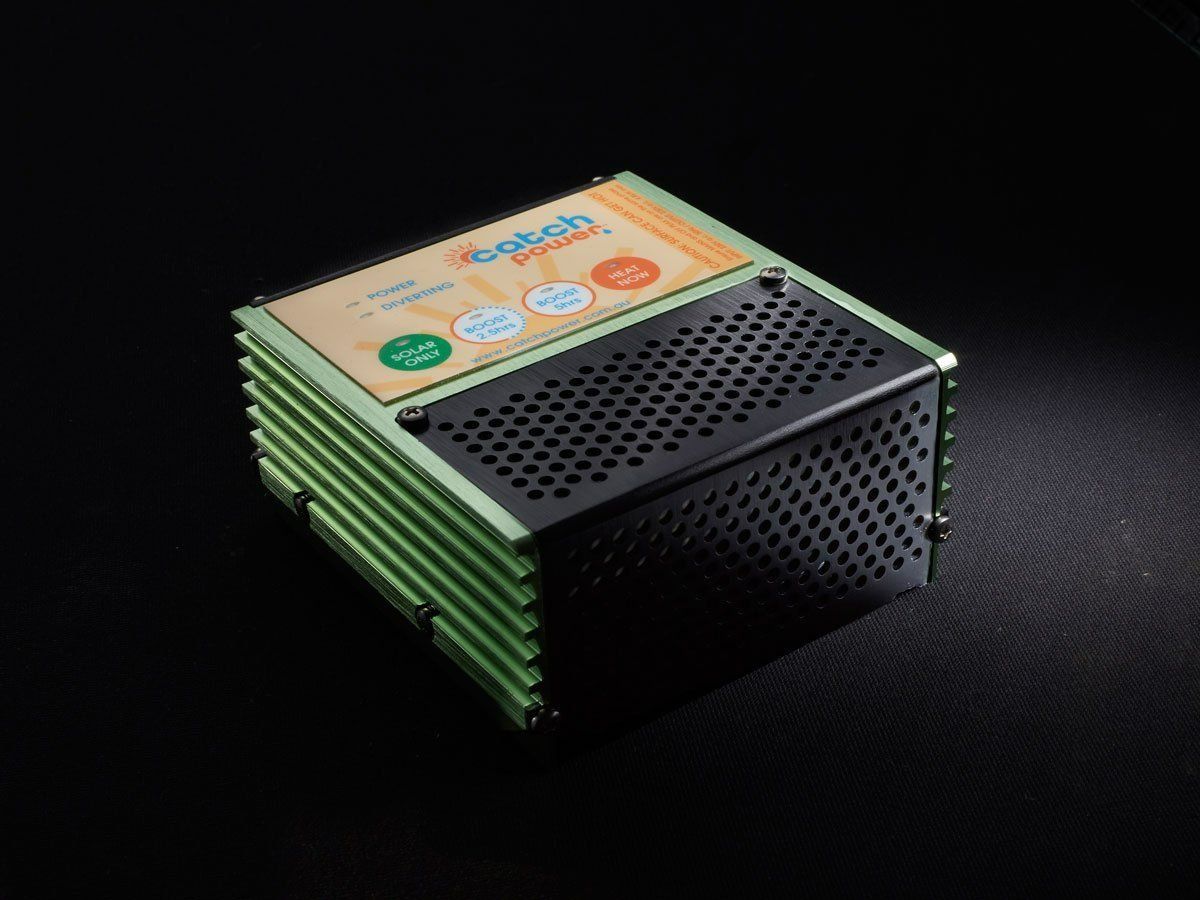 A Green And Black Box With The Word Catch On It — Forster Solar and Lighting In Forster, NSW