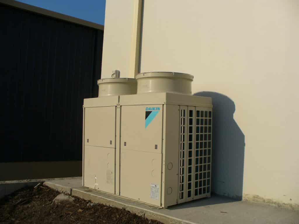 air con units outside building