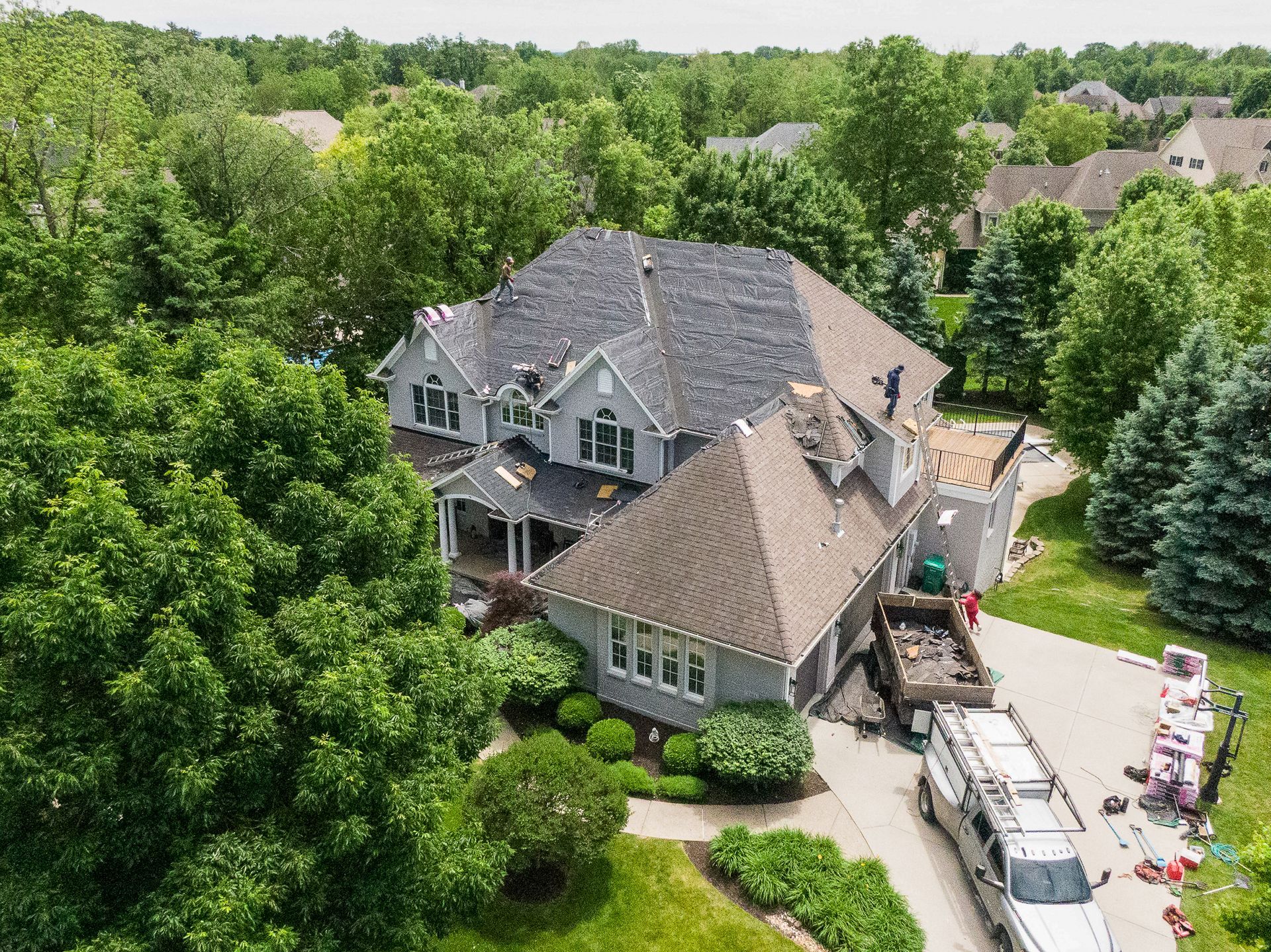 roofing project