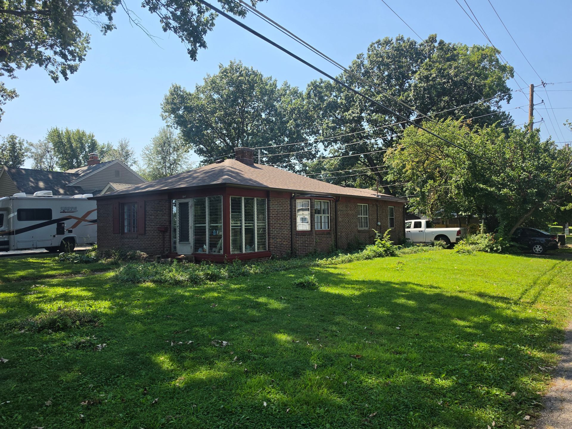 Completed roof replacement on the second Broad Ripple home.