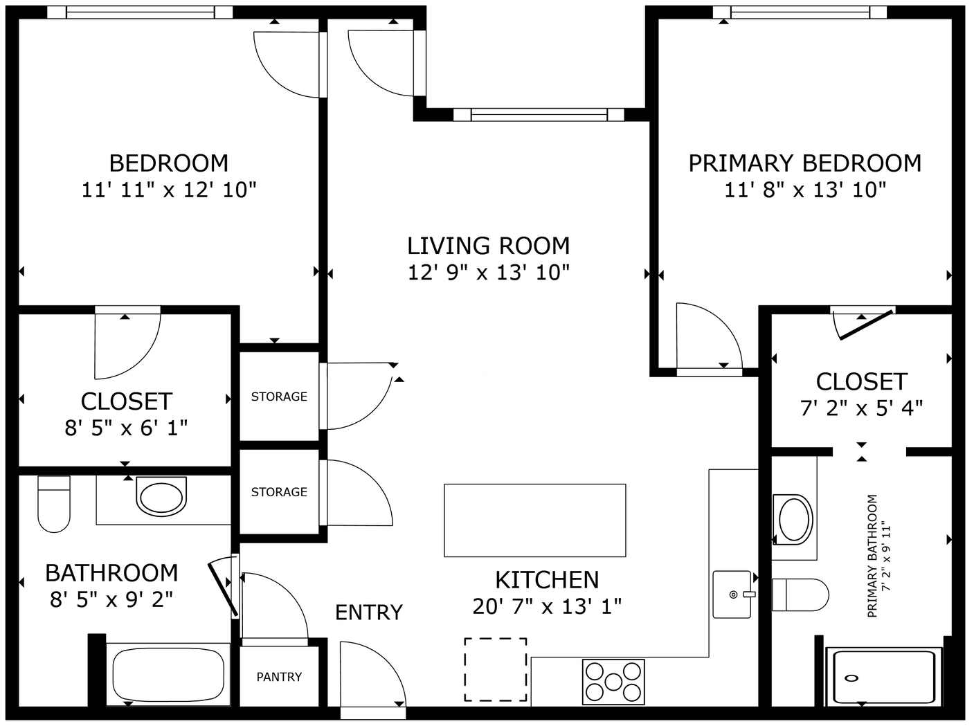 Floor Plan: Lily · 2 Bath · 2 Bath