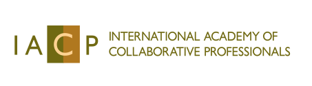 The logo for the international academy of collaborative professionals