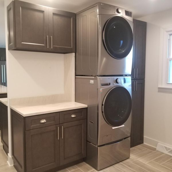 Washer and dryer