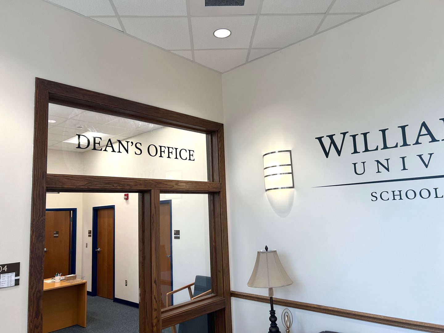 Entrance to a 
