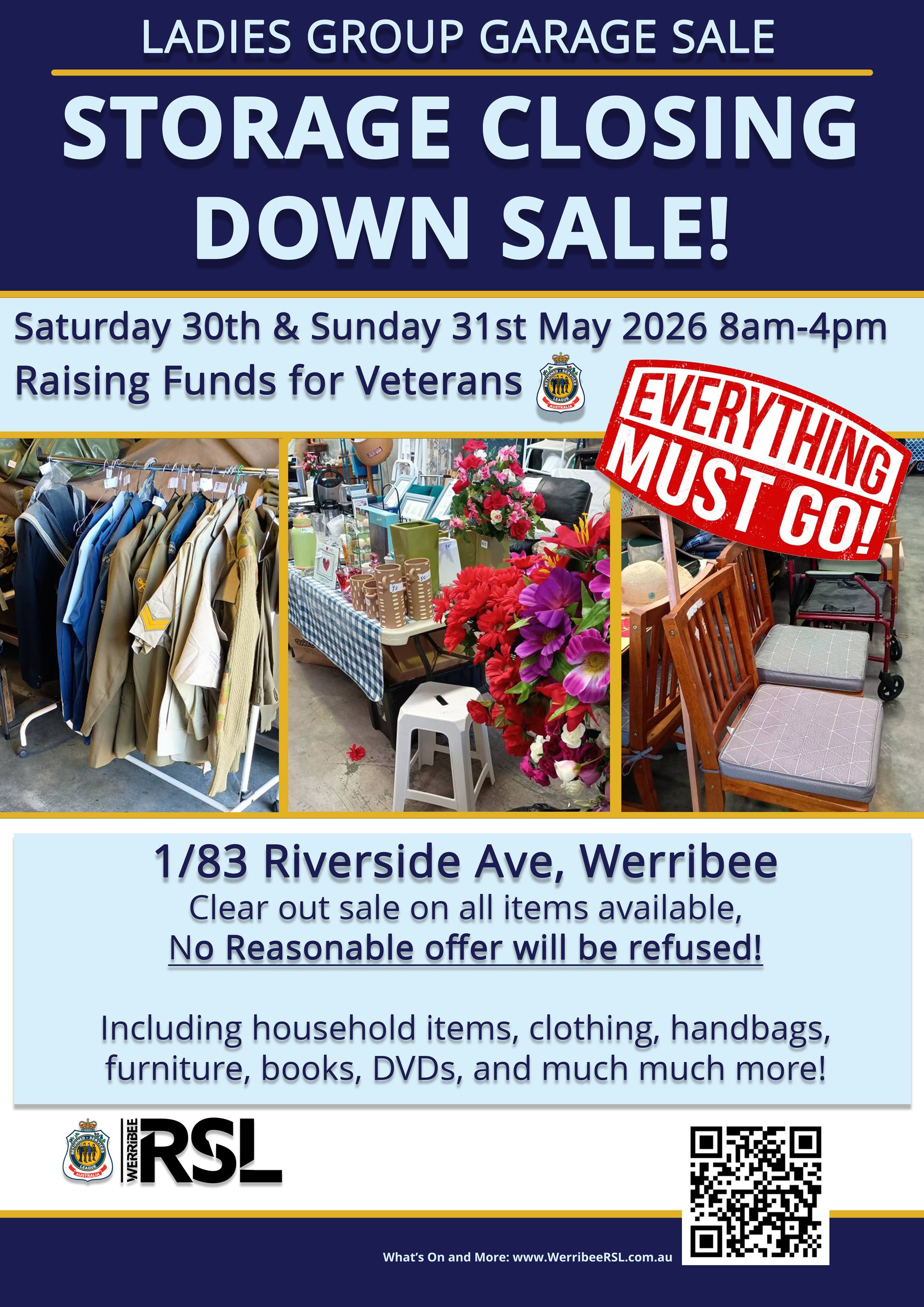 Storage Closing Down Sale